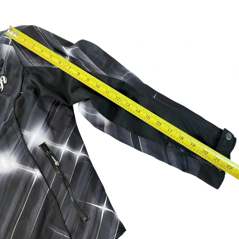Shift Envy Motorcycle Jacket Women’s S Black Padded Removable Liner Textile